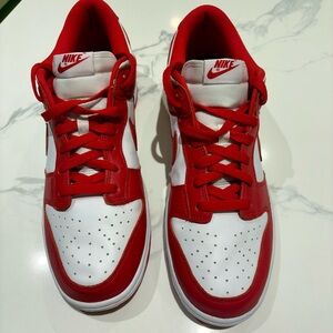 Nike Dunks Red and White. Authentic. Size 11.